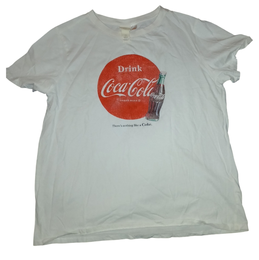 Coca cola and H&M womens L